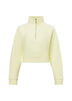 HUGO BLUE Bluza damska - Dileria_B Kobiety Bawełna żółty jednolity ze sklepu vangraaf w kategorii Bluzy damskie - zdjęcie 179146884