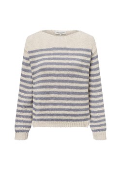 Marc O'Polo Sweter damski z dzianiny Kobiety beżowy w paski ze sklepu vangraaf w kategorii Swetry damskie - zdjęcie 179146893