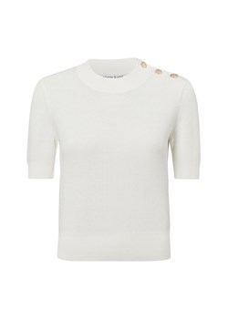 Marie Lund Sweter damski z dzianiny Kobiety Bawełna écru jednolity ze sklepu vangraaf w kategorii Swetry damskie - zdjęcie 179146922