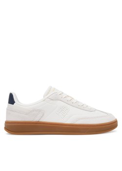 Sneakersy Tommy Hilfiger Th Heritage Sneaker FW0FW08643 Biały ze sklepu eobuwie.pl w kategorii Buty sportowe damskie - zdjęcie 179148554