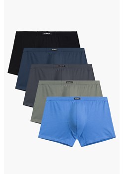 Bokserki Atlantic 5SMH-002 5-pack jasnoniebieski/grafit/czarny/khaki/niebieski ze sklepu kontri.pl w kategorii Majtki męskie - zdjęcie 179153081