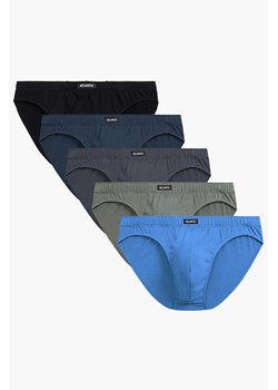 Slipy Atlantic 5SMP-002 5-pack jasnoniebieski/grafit/czarny/khaki/niebieski ze sklepu kontri.pl w kategorii Majtki męskie - zdjęcie 179153090