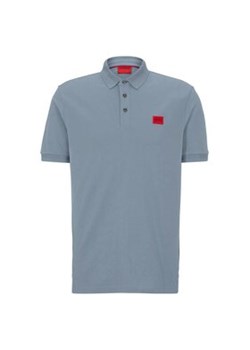 HUGO Polo Dereso232 50490770 Błękitny Slim Fit ze sklepu MODIVO w kategorii T-shirty męskie - zdjęcie 179155144