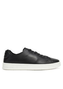 Sneakersy Calvin Klein Low Top Lace Up Unlined Lth HM0HM01885 Czarny ze sklepu eobuwie.pl w kategorii Buty sportowe męskie - zdjęcie 179155654