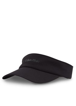 Daszek Calvin Klein Seersucker Visor K50K512973 Czarny ze sklepu eobuwie.pl w kategorii Czapki z daszkiem męskie - zdjęcie 179155661