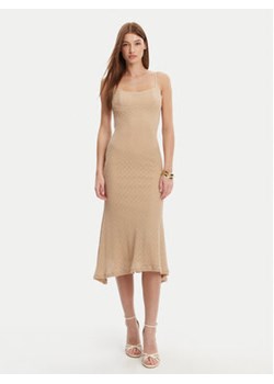 BARDOT Sukienka koktajlowa 57998DB7 Beżowy Regular Fit ze sklepu MODIVO w kategorii Sukienki - zdjęcie 179156104