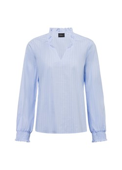 s.Oliver BLACK LABEL Bluzka damska tunika Kobiety Bawełna jasnoniebieski w paski ze sklepu vangraaf w kategorii Bluzki damskie - zdjęcie 179157950