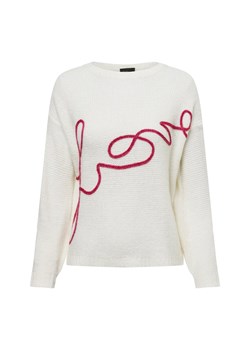 s.Oliver BLACK LABEL Sweter damski z dzianiny z zawartością alpaki Kobiety écru jednolity ze sklepu vangraaf w kategorii Swetry damskie - zdjęcie 179157952