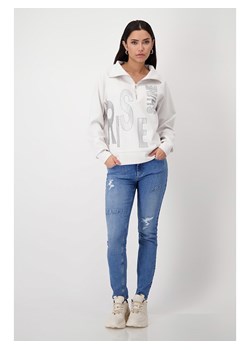 monari Bluza w kolorze srebrno-białym ze sklepu Limango Polska w kategorii Bluzy damskie - zdjęcie 179158794