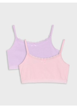 Sinsay - Top 2 pack - fioletowy ze sklepu Sinsay w kategorii Staniki dla dziewczynki - zdjęcie 179161533