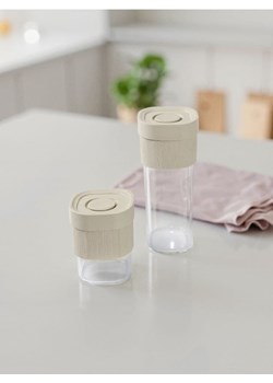 Sinsay - Pojemnik do przechowywania 2 pack - kremowy ze sklepu Sinsay w kategorii Pojemniki kuchenne - zdjęcie 179161622