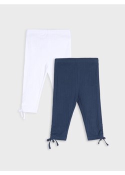Sinsay - Legginsy z prążkowanej dzianiny 2 pack - wielobarwny ze sklepu Sinsay w kategorii Spodnie chłopięce - zdjęcie 179161654