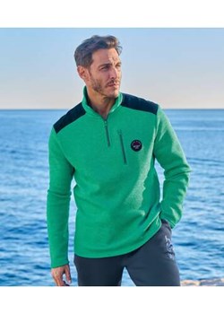 Sportowy sweter z melanżowego moltonu ze sklepu Atlas For Men w kategorii Bluzy męskie - zdjęcie 179162292