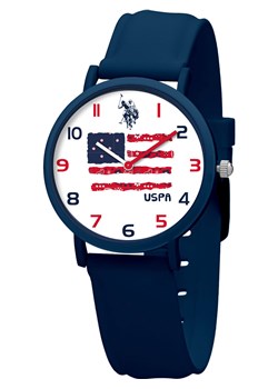 U.S. Polo Assn. Zegarek kwarcowy w kolorze granatowo-białym ze sklepu Limango Polska w kategorii Biżuteria i zegarki dziecięce - zdjęcie 179163123