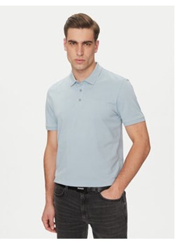 HUGO Polo Donos222 50466182 Niebieski Regular Fit ze sklepu MODIVO w kategorii T-shirty męskie - zdjęcie 179165513