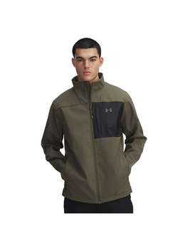 Męska kurtka przejściowa Under Armour Shield Jacket - oliwkowa/khaki ze sklepu Sportstylestory.com w kategorii Kurtki męskie - zdjęcie 179170672