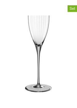 LEONARDO Kieliszki (6 szt.) &quot;Poesia&quot; w kolorze szarym do szampana - 250 ml ze sklepu Limango Polska w kategorii Kieliszki - zdjęcie 179171414
