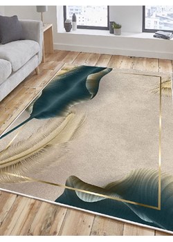 Mioli Bawełniany dywan w kolorze złoto-beżowo-zielonym ze sklepu Limango Polska w kategorii Dywany - zdjęcie 179171434