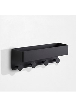 TFT Home Regał ścienny &quot;Lou&quot; w kolorze czarnym - 45 x 15 x 12 cm ze sklepu Limango Polska w kategorii Regały i witryny - zdjęcie 179171520