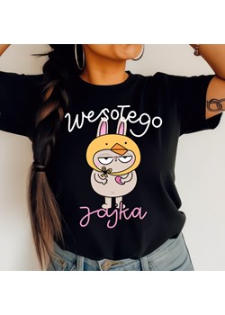 Koszulka na Wielkanoc - wesołych świąt z śmiesznym zajączkiem WESOŁEGO JAJKA ze sklepu Time For Fashion w kategorii Bluzki damskie - zdjęcie 179173901