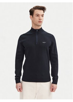 Aeronautica Militare Sweter 251MA1489L506 Granatowy Regular Fit ze sklepu MODIVO w kategorii Swetry męskie - zdjęcie 179175744