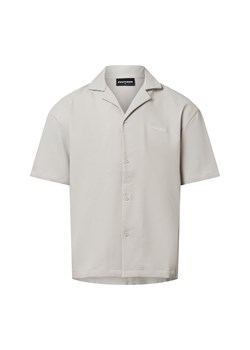 PEGADOR Męska koszula casual - Troy Mężczyźni Comfort Fit jasny szary wypukły wzór tkaniny ze sklepu vangraaf w kategorii Koszule męskie - zdjęcie 179179501