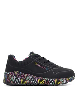 Sneakersy Skechers UNO LITE 314976L BKMT Czarny ze sklepu eobuwie.pl w kategorii Buty sportowe dziecięce - zdjęcie 179181381