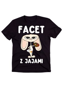 Śmieszna koszulka na Wielkanoc - FACET Z JAJAMI ze sklepu Time For Fashion w kategorii Bluzki damskie - zdjęcie 179186883