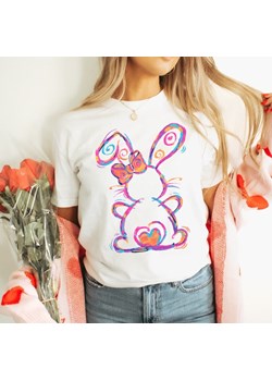Koszulka z zajączkiem na Wielkanoc - wzór bunny55 ze sklepu Time For Fashion w kategorii Bluzki damskie - zdjęcie 179186921