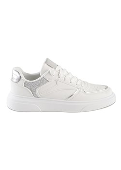 Sneakersy damskie białe ze sklepu ButyModne.pl w kategorii Buty sportowe damskie - zdjęcie 179187283