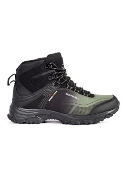 Vico Czarno-zielone buty trekkingowe ze sklepu ButyModne.pl w kategorii Buty trekkingowe dziecięce - zdjęcie 179187703