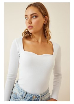 Happiness Istanbul Koszulka w kolorze białym ze sklepu Limango Polska w kategorii Bluzki damskie - zdjęcie 179199280
