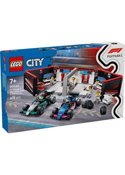 LEGO LEGO® City F1® Garaż z wyścigówkami Mercedes-AMG &amp; Alpine - 7+ ze sklepu Limango Polska w kategorii Zabawki - zdjęcie 179200274