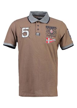 Geographical Norway Koszulka polo &quot;Kantibe&quot; w kolorze brązowym ze sklepu Limango Polska w kategorii T-shirty chłopięce - zdjęcie 179201542