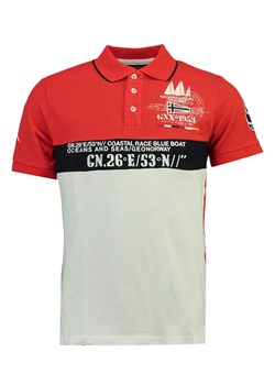 Geographical Norway Koszulka polo &quot;Kassovitz&quot; w kolorze czerwono-szarym ze sklepu Limango Polska w kategorii T-shirty chłopięce - zdjęcie 179201551
