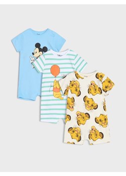 Sinsay - Rampersy 3 pack Disney - błękitny ze sklepu Sinsay w kategorii Kaftaniki i bluzki - zdjęcie 179203640