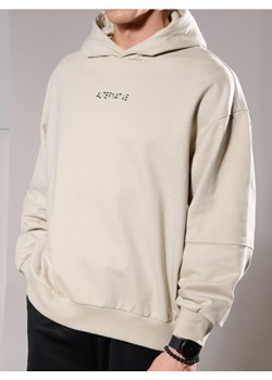 Sinsay - Bluza z nadrukiem - beżowy ze sklepu Sinsay w kategorii Bluzy męskie - zdjęcie 179203644