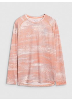 Męski longsleeve kolarski 4F 4FWSS25TFLOM340 - pomarańczowy ze sklepu Sportstylestory.com w kategorii T-shirty męskie - zdjęcie 179204062
