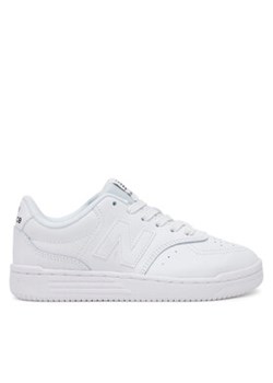 New Balance Sneakersy GSB80WW Biały ze sklepu MODIVO w kategorii Buty sportowe dziecięce - zdjęcie 179205103