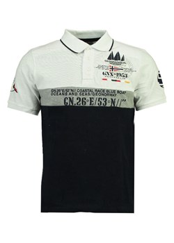 Geographical Norway Koszulka polo &quot;Kassovitz&quot; w kolorze czarno-białym ze sklepu Limango Polska w kategorii T-shirty chłopięce - zdjęcie 179207133