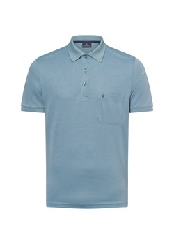 Ragman Męska koszulka polo Mężczyźni light stone jednolity ze sklepu vangraaf w kategorii T-shirty męskie - zdjęcie 179209811