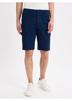 Tommy Hilfiger Szorty - John Mężczyźni Bawełna granatowy jednolity ze sklepu vangraaf w kategorii Spodenki męskie - zdjęcie 179209843