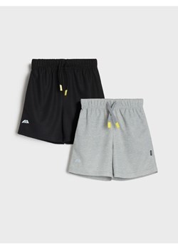 Sinsay - Szorty 2 pack Active - czarny ze sklepu Sinsay w kategorii Spodenki chłopięce - zdjęcie 179212941