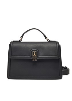 Torebka Tommy Hilfiger Th Eternity Mini Satchel AW0AW17176 Czarny ze sklepu eobuwie.pl w kategorii Torebki damskie - zdjęcie 179213351
