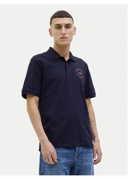 Jack&Jones Polo Simon 12269299 Granatowy Regular Fit ze sklepu MODIVO w kategorii T-shirty męskie - zdjęcie 179215112