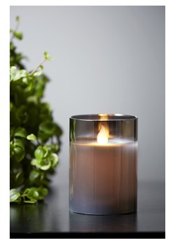 STAR Trading Świecznik LED &quot;M-Twinkle&quot; w kolorze czarnym - wys. 10 x Ø 7,5 cm ze sklepu Limango Polska w kategorii Świeczniki - zdjęcie 179216883