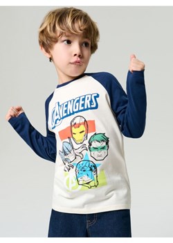 Sinsay - Koszulka z długimi rękawami Avengers - granatowy ze sklepu Sinsay w kategorii T-shirty chłopięce - zdjęcie 179223421