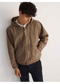 Reserved - Kurtka oversize z kapturem - beżowy ze sklepu Reserved w kategorii Kurtki męskie - zdjęcie 179224970