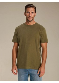 Sinsay - Koszulka basic - khaki ze sklepu Sinsay w kategorii T-shirty męskie - zdjęcie 179225564