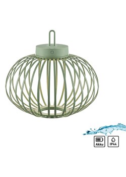 Just Light Lampa wisząca LED &quot;Akuba&quot; w kolorze zielonym - wys. 33 x Ø 36 cm ze sklepu Limango Polska w kategorii Lampy wiszące - zdjęcie 179226120